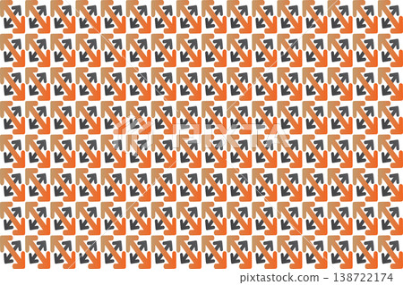 Abstract Orange and Black Arrow Geometric Seamless Pattern for Modern Branding and Creative Tech Media Backdrop Abstract Orange and Black Arrow Geometric Seamless Pattern for Modern Branding and Creative Tech Media Backdrop 138722174