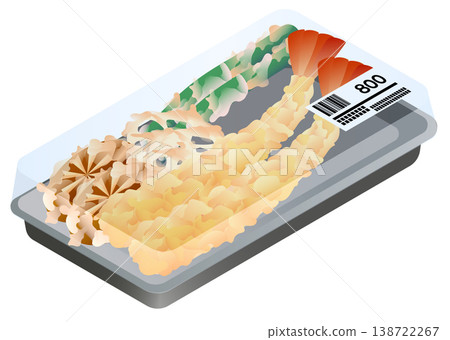 Tempura from a supermarket package Tempura from a supermarket package 138722267