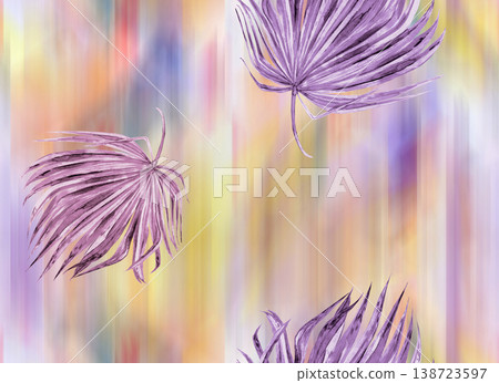 Abstract multicolor seamless pattern with blur effect for textile 138723597