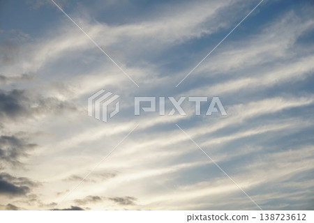 A cloud that stains in the sunset A cloud that stains in the sunset 138723612