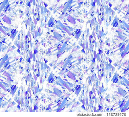Seamless pattern. Decorative abstract imitation of winter patterns of frozen windows, ice, and window surfaces. 138723678