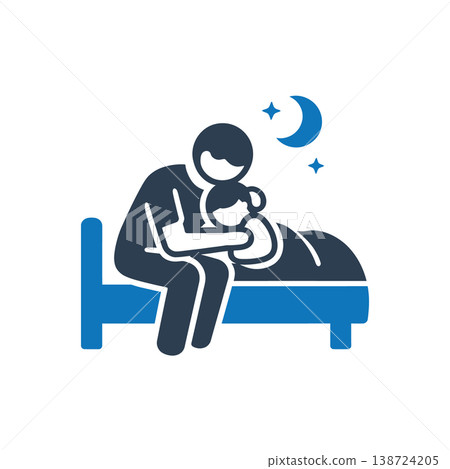 Bedtime Comfort and Care Icon 138724205