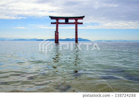 Torii at Shirahise Shrine Torii at Shirahise Shrine 138724288