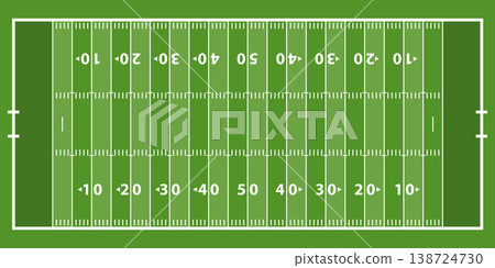 American Football Field American Football Field 138724730
