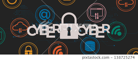 Cyber technology concept web services for business and internet project. Cyber technology concept web services for business and internet project. 138725274