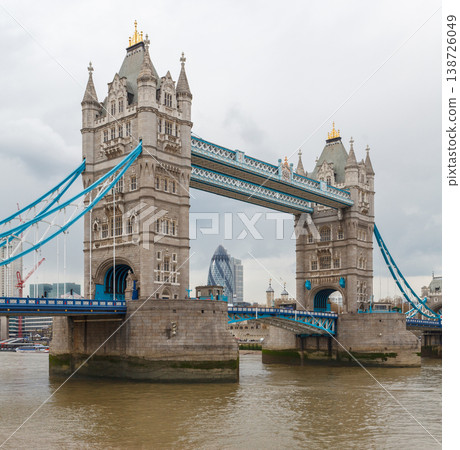 Tower Bridge area in London Tower Bridge area in London 138726049