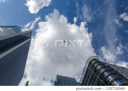 Financial district with modern skyscrapers Financial district with modern skyscrapers 138726060