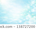 一張清新的藍色抽象背景圖，可用於夏季廣告和橫幅。 138727200
