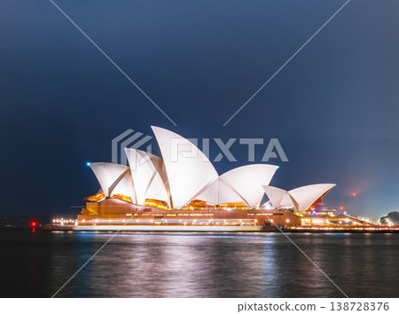 Sydney Opera House at Night - A World Heritage Site 138728376