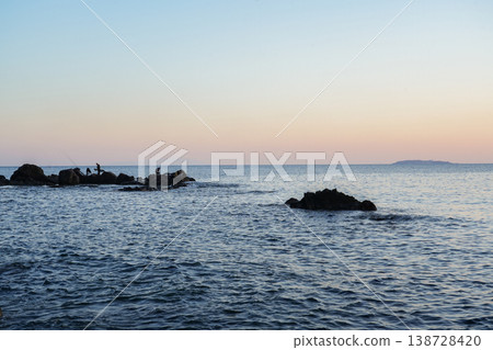 Kanagawa Prefecture, Manazuru Peninsula, Banbaura Coast Kanagawa Prefecture, Manazuru Peninsula, Banbaura Coast 138728420