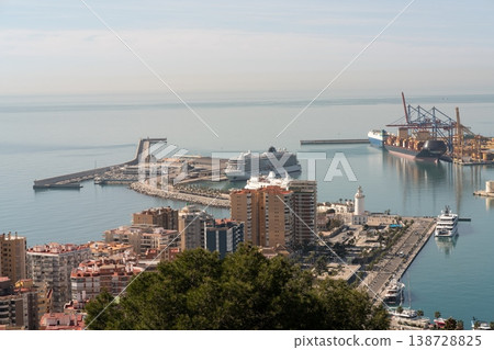 Seaport in Malaga on Costa del Sol Malaga, Spain Seaport in Malaga on Costa del Sol Malaga, Spain 138728825