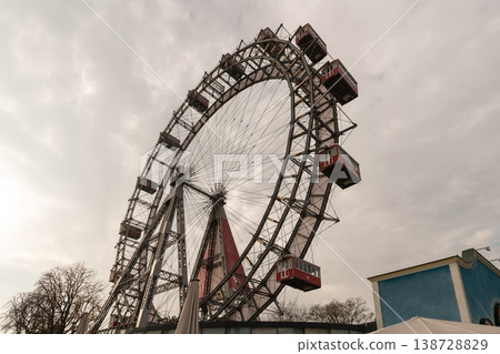 Wiener Riesenrad ferris wheel in Prater Vienna, Austria Wiener Riesenrad ferris wheel in Prater Vienna, Austria 138728829