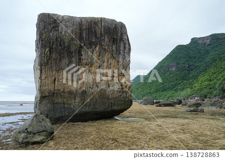Okinawa Prefecture, Iriomote Island, Shikagawa ~ Minamikazumida, Tofu Rock Okinawa Prefecture, Iriomote Island, Shikagawa ~ Minamikazumida, Tofu Rock 138728863