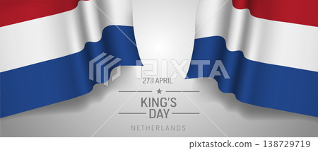Netherlands happy kings day greeting card, banner with template text vector illustration Netherlands happy kings day greeting card, banner with template text vector illustration 138729719