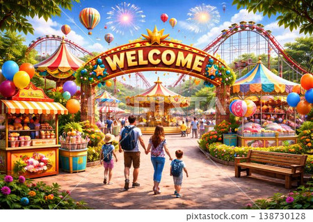 amusement park amusement park 138730128