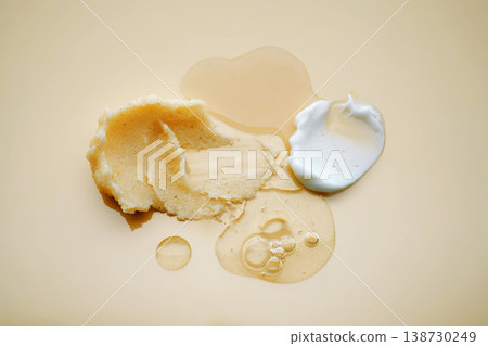 Cosmetic innovations developing skincare textures and beauty products 138730249