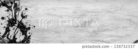 Ink painting illustration of a mounted warrior Ink painting illustration of a mounted warrior 138732337