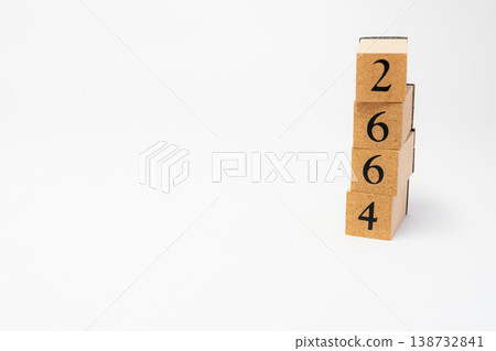 A four-digit number represented by wooden blocks; a simple numerical image resource. A four-digit number represented by wooden blocks; a simple numerical image resource. 138732841