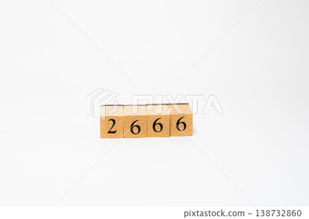 A four-digit number represented by wooden blocks; a simple numerical image resource. A four-digit number represented by wooden blocks; a simple numerical image resource. 138732860