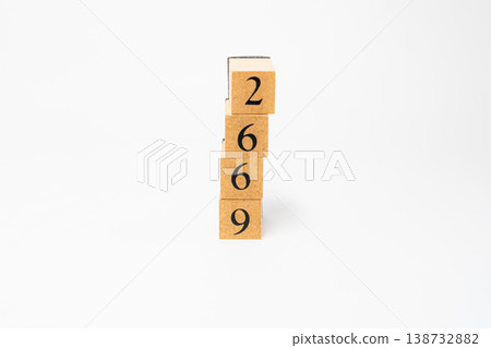A four-digit number represented by wooden blocks; a simple numerical image resource. A four-digit number represented by wooden blocks; a simple numerical image resource. 138732882