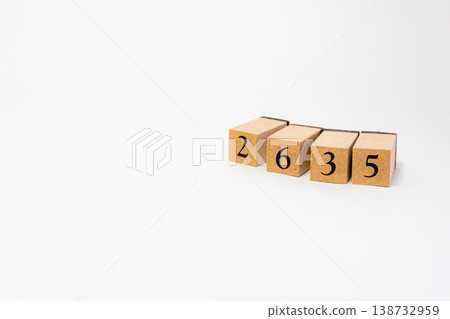 A four-digit number represented by wooden blocks; a simple numerical image resource. A four-digit number represented by wooden blocks; a simple numerical image resource. 138732959