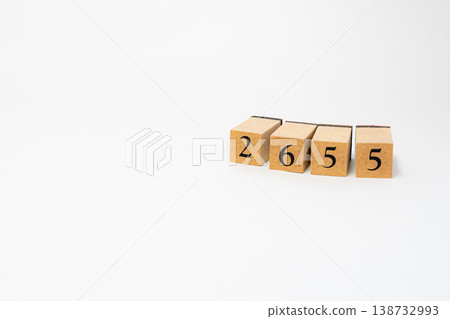 A four-digit number represented by wooden blocks; a simple numerical image resource. A four-digit number represented by wooden blocks; a simple numerical image resource. 138732993