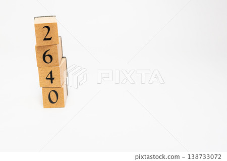 A four-digit number represented by wooden blocks; a simple numerical image resource. A four-digit number represented by wooden blocks; a simple numerical image resource. 138733072