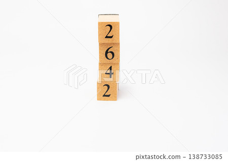 A four-digit number represented by wooden blocks; a simple numerical image resource. A four-digit number represented by wooden blocks; a simple numerical image resource. 138733085