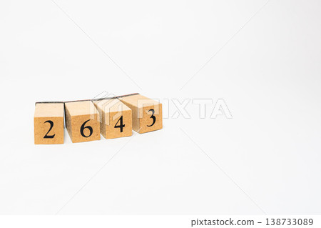 A four-digit number represented by wooden blocks; a simple numerical image resource. A four-digit number represented by wooden blocks; a simple numerical image resource. 138733089