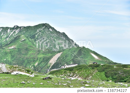 Summer in the Tateyama mountain range (Mt. Oyama) Summer in the Tateyama mountain range (Mt. Oyama) 138734227