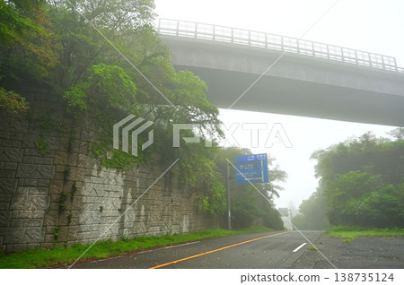 伊豆半島伊豆山脊步道:船原峠,靜岡縣道 411 號(西天城高原線)高架橋下方 伊豆半島伊豆山脊步道:船原峠,靜岡縣道 411 號(西天城高原線)高架橋下方 138735124