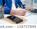 Teenage using tablet for communication, search data internet website to learn. 138737899