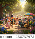 [Moulin de la Galette ②] Renoir copy / Blender practice piece 129 138737978