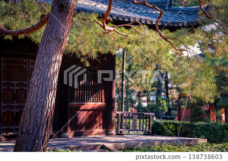 Nov 24 2025 Wooden Temple Structure at Daitoku-ji Kyoto Japan 138738603