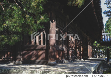 Nov 24 2025 Wooden Temple Structure at Daitoku-ji Kyoto Japan 138738606