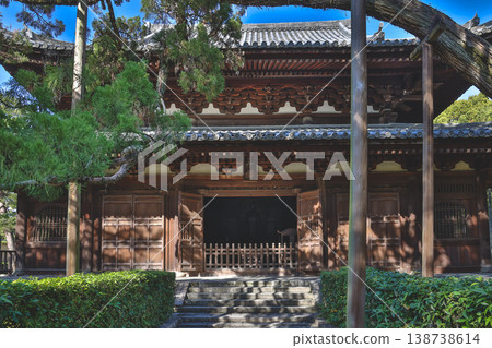 Nov 24 2025 Wooden Temple Structure at Daitoku-ji Kyoto Japan Nov 24 2025 Wooden Temple Structure at Daitoku-ji Kyoto Japan 138738614
