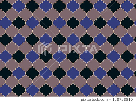 Simple Moroccan seamless pattern 138738810