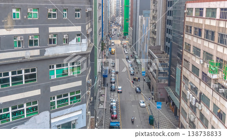 March 28 2026 Narrow industrial street corridor in Kwun Tong 138738833