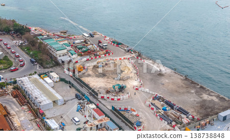 March 28 2026 redevelopment works along Cha Kwo Ling, hong kong 138738848