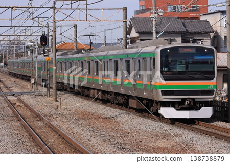 E231 series train speeding along the Takasaki Line_Photographed on 2011/2/2 138738879