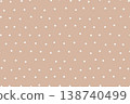 Beige polka dot background 138740499