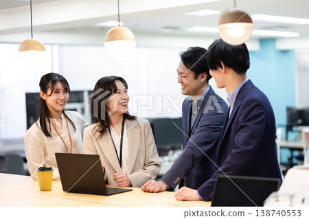 Business person talking Business person talking 138740553