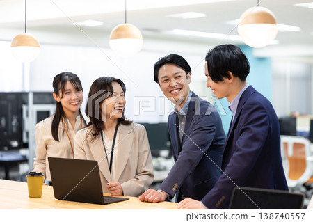 Business person talking 138740557