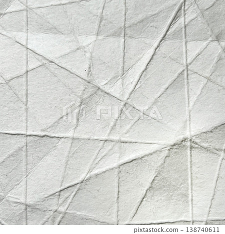 White paper with intersecting fold lines, a white grid pattern with copy space, and paper with intersecting straight lines as backgrounds. White paper with intersecting fold lines, a white grid pattern with copy space, and paper with intersecting straight lines as backgrounds. 138740611