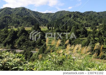 新潟縣十日町市木倉澤地區353號國道沿線風光 138741102