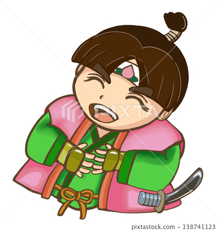 桃太郎露出甜美的笑容 138741123