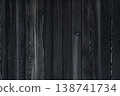 Elegant Black Wooden Wall Background 138741734