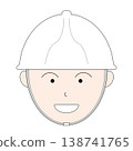 A man wearing a helmet A man wearing a helmet 138741765