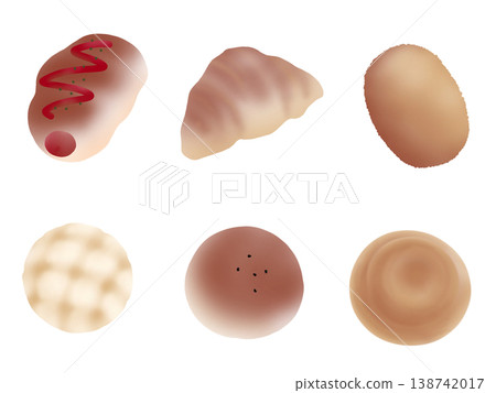 麵包例證集合 138742017