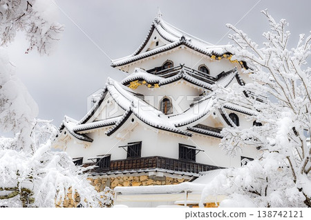 冬日里白雪皚皚的城堡 138742121